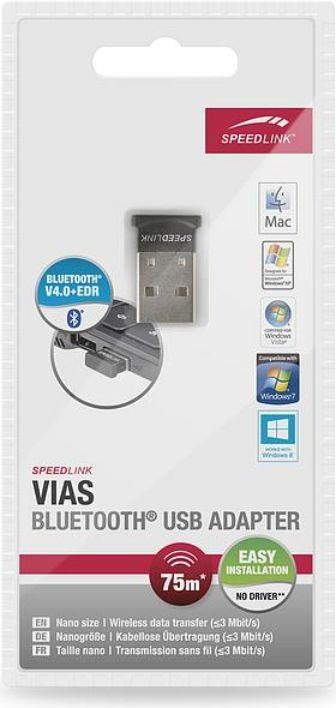 Actual product image Speedlink SL-7411-BK VIAS USB Nano Bluetooth Adapter