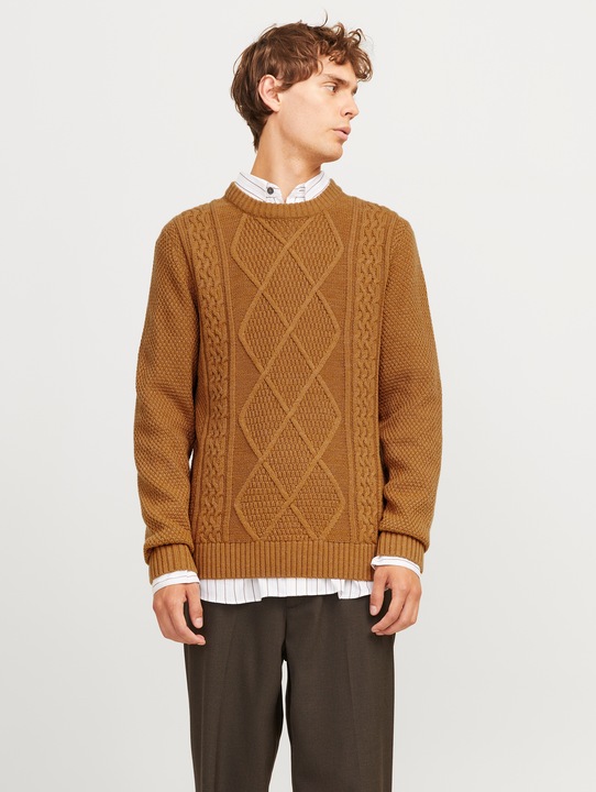 Jack & Jones Einfarbig Strickpullover Strickpullover