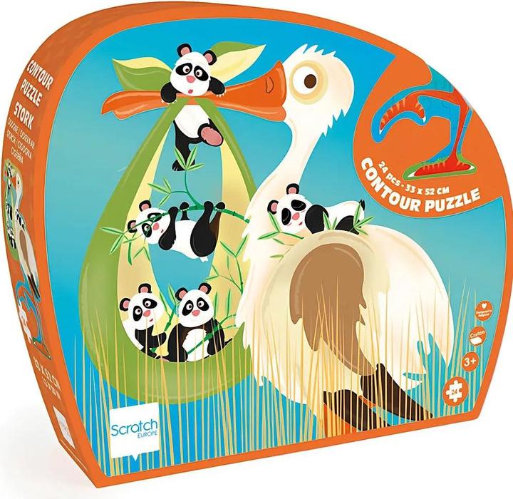 Immagine prodotto Scratch Forma puzzle cicogna 24 pezzi (24 pezzi)