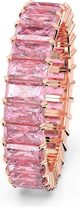 Produktbild Swarovski Matrix Ring Baguette Schliff Rosa Roségold (50)