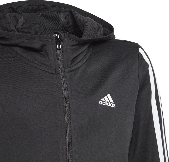 Image du produit Adidas Sweat à capuche zippé 3 bandes pour filles (134)