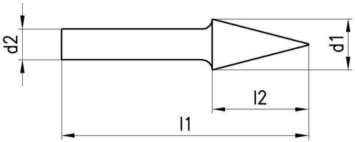 Actual product image Pferd Carbide mini burr
