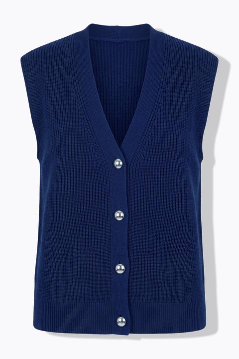 Actual product image Studio Untold Strickweste, oversized, V-Ausschntt (50)