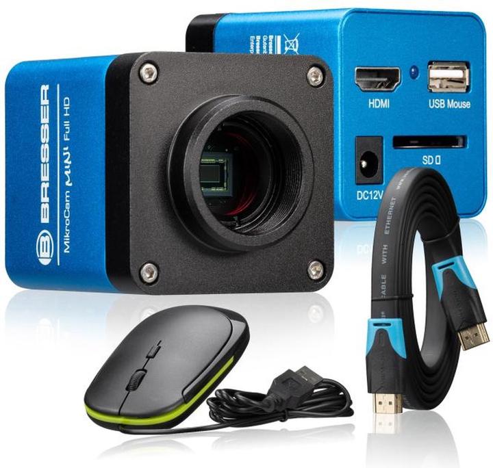 Produktbild Bresser Microcamera Mini Full HD HDMI per Microscopio