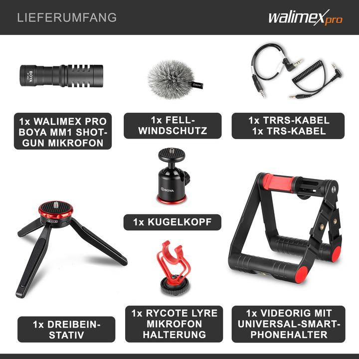 Image du produit Boya Walimex pro VG380 Kit vidéo pour smartphone