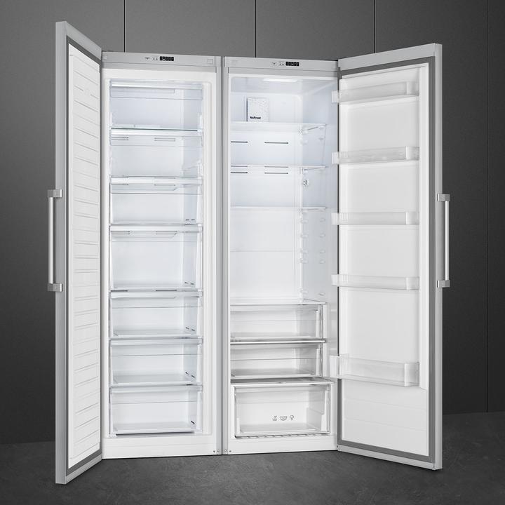 Produktbild Smeg FS18EV2HX Kühlschrank Freie Aufstellung 390 L E Edelstahl