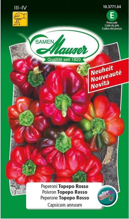 Immagine prodotto Samen Mauser Peperoni Topepo Rosso