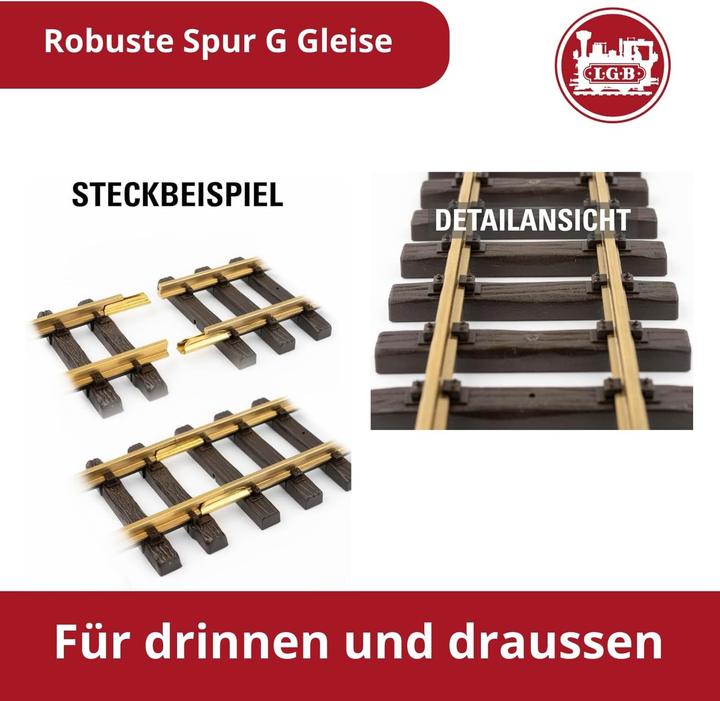 Produktbild LGB 70403 G Dampflok-Startset (Spur G)