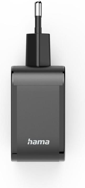Actual product image Hama Schnellladegerät, 2x USB-C, 1x USB-A, PD, 65 W, Schwarz (65 W, 3 ports)