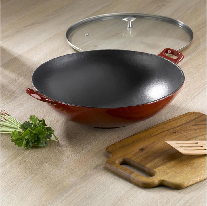 Produktbild Kela Wok Calido (36 cm, Wok Pfanne, Gusseisen)