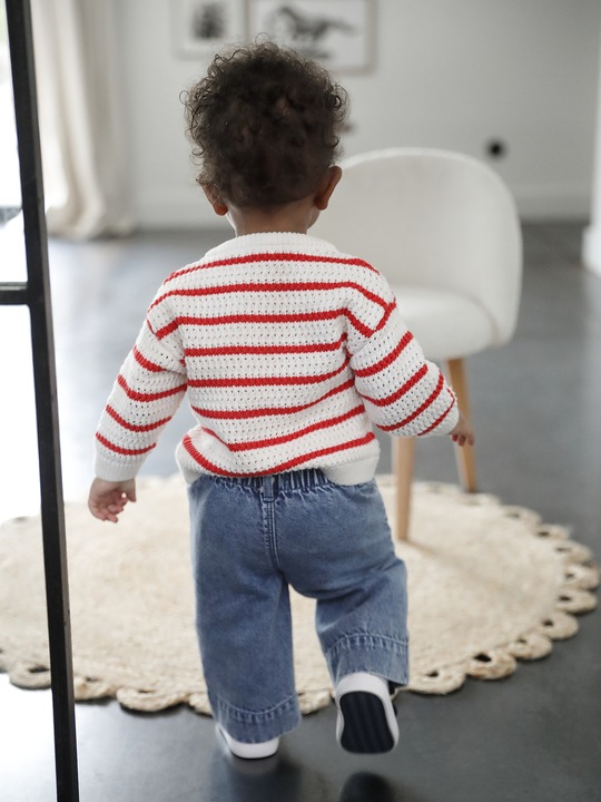 Produktbild Vertbaudet Baby Strickjacke mit Ajourmuster (80)