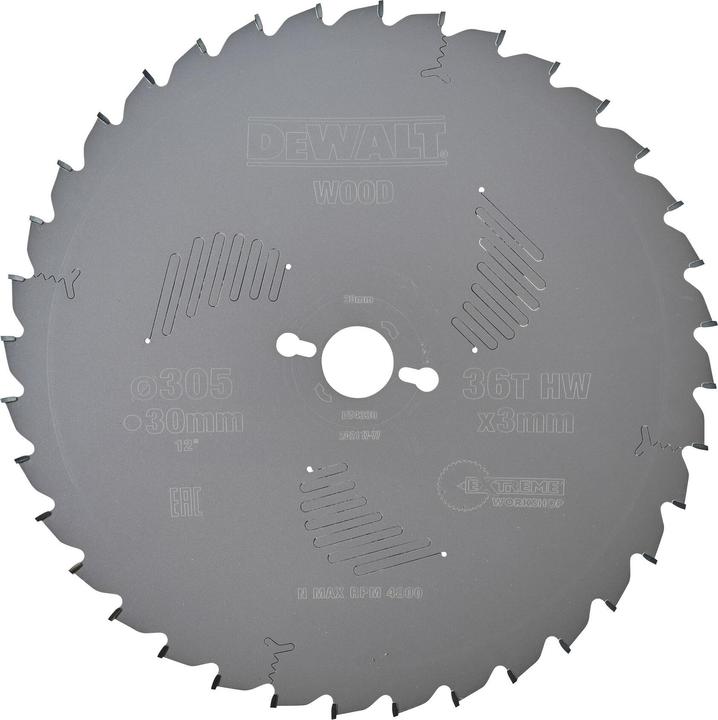 Produktbild DeWalt Kreissaegeblatt stat. 305/30mm 36WZ