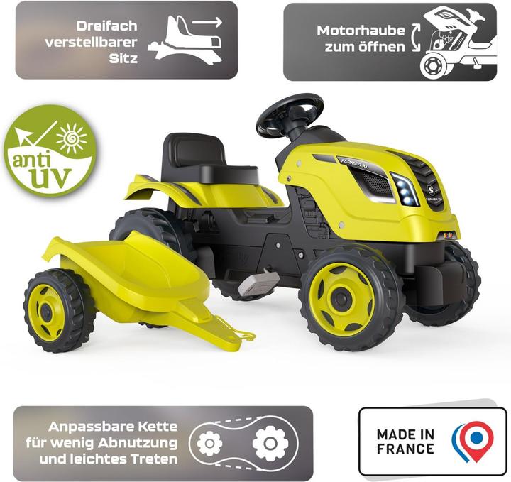 Produktbild Smoby Farmer XL + Trailer