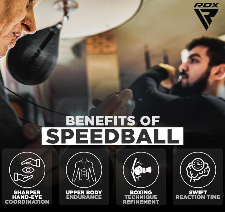 Produktbild Rdx 2Pc Speed Ball F6 Matte Pink + Swivel