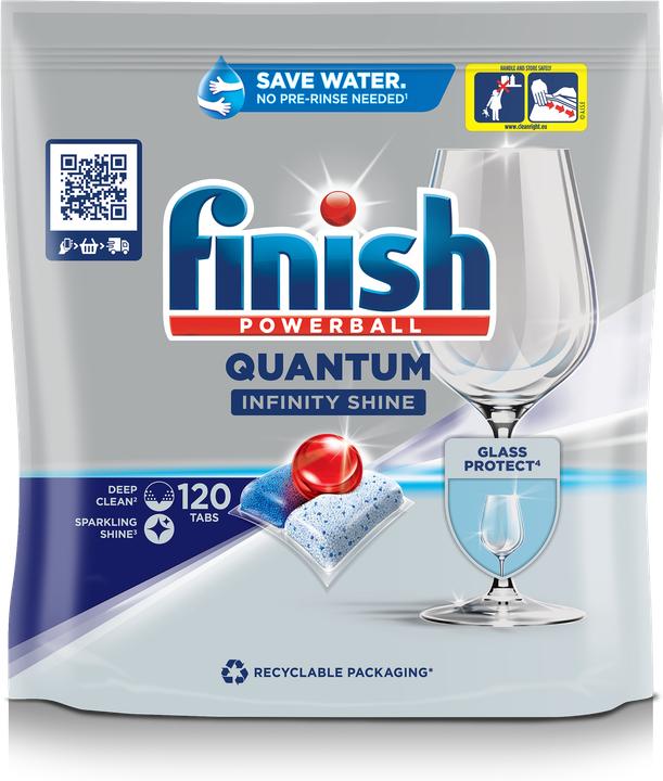 Produktbild Finish Quantum Infinity Shine (Tabs, 120 Waschgänge)