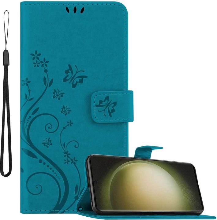 Cadorabo Hülle für Samsung Galaxy S23 ULTRA mit Blumen Muster (Samsung Galaxy S23 Ultra)