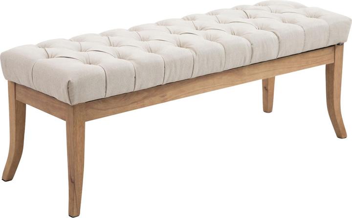 CLP Sitzbank Ramses Stoff antik-hell 120, creme