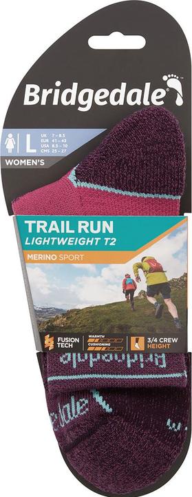 Actual product image Bridgedale Lightweight T2 Merino Sport 3/4 Crew (41 - 43)