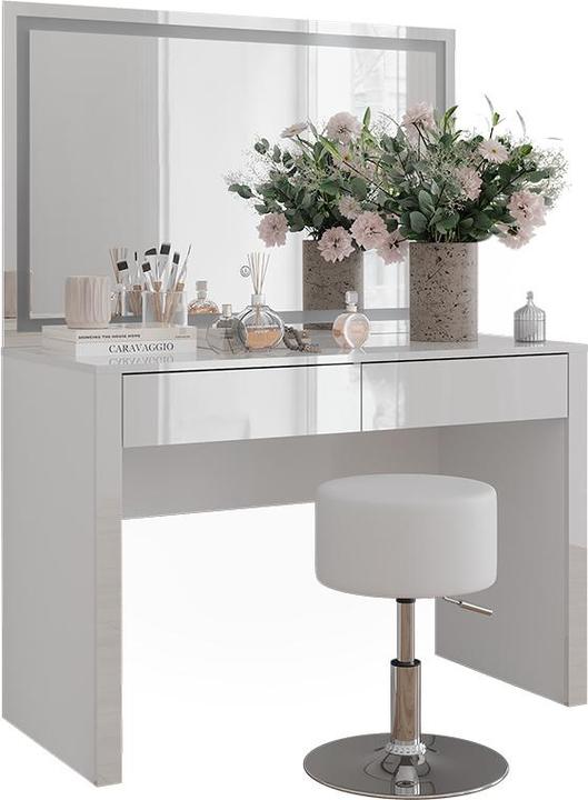 Actual product image Vicco Annabelle with LED mirror and stool (110 x 50 x 75.50 cm)