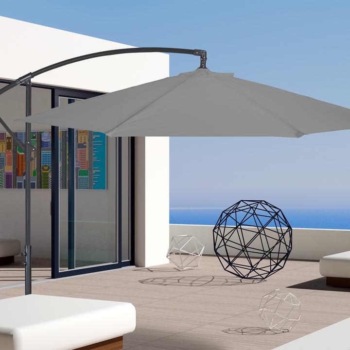 Image du produit Relaxdays Parasol déporté (3 m)