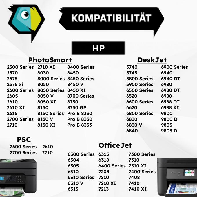 Image du produit Inkadoo Cartouches d'impression compatibles avec HP C8767EE / 339 Cartouche de tête d'impression, noire Noir (CF)
