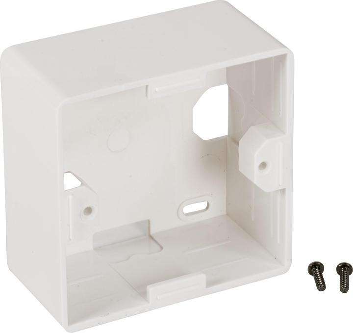 Actual product image EFB Elektronik EFB surface mount frame pure white