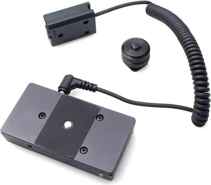 Produktbild Caruba Sony NP FW50 Volldecodierung Dummy Batterie + F970 Batteriezwickel (Federkabel) (Kamera Akku)