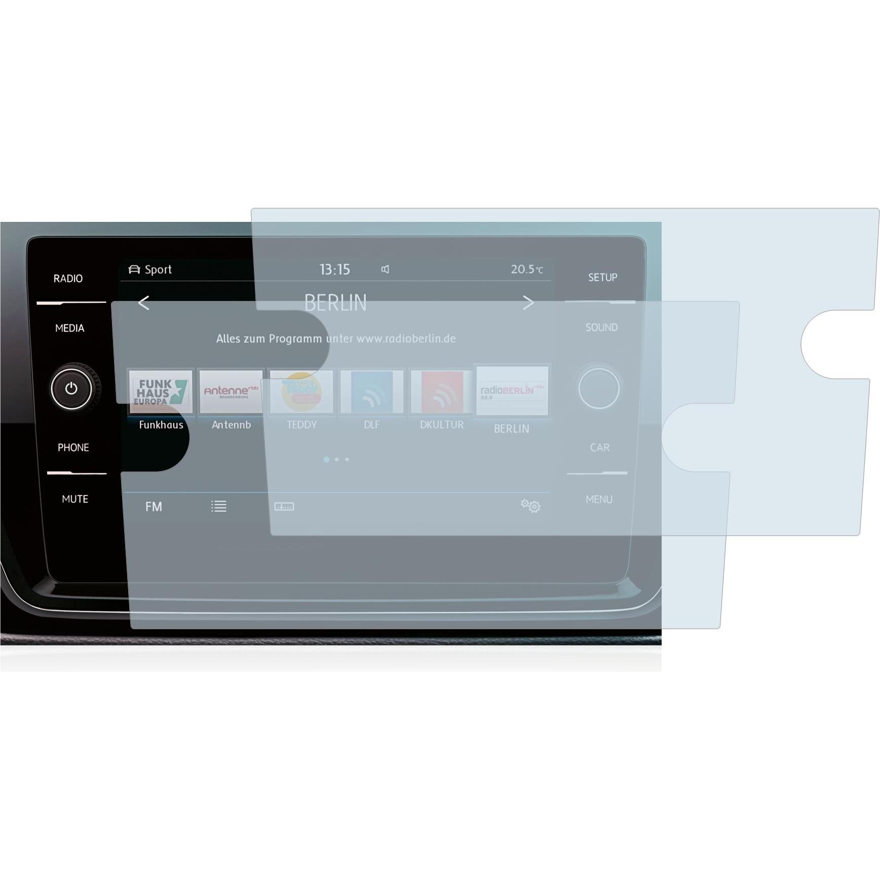 Thumbnail - BROTECT, Fahrzeug Navigation Zubehör, Entspiegelungs-Schutzfolie Displayschutz Matt