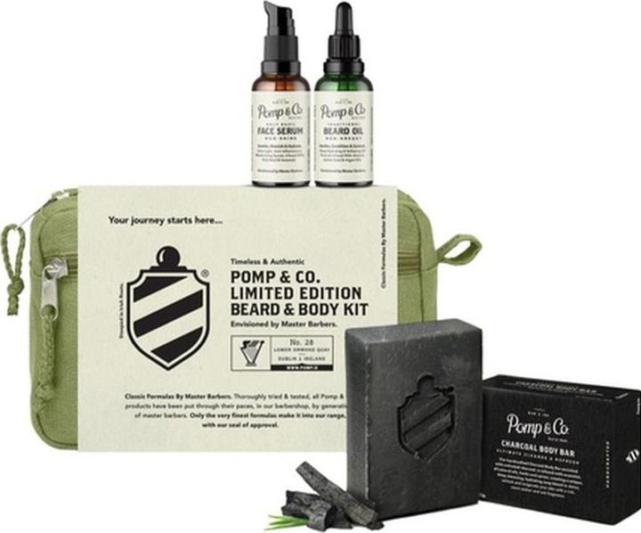 Pomp & Co Beard & Body Dopp Kit Set - Geeignet für die Rasur