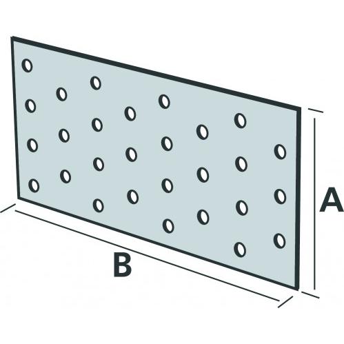 Simpson Sst, Baubeschläge + Holzverbinder, Lochblechstreifen (1 Stk.)