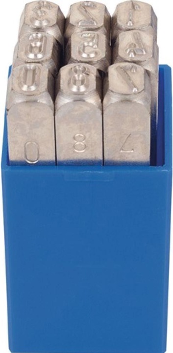 Actual product image Kukko Set of striking numbers 330 9 pieces Numbers 0 - 9 Character height 1.5 mm in plastic box
