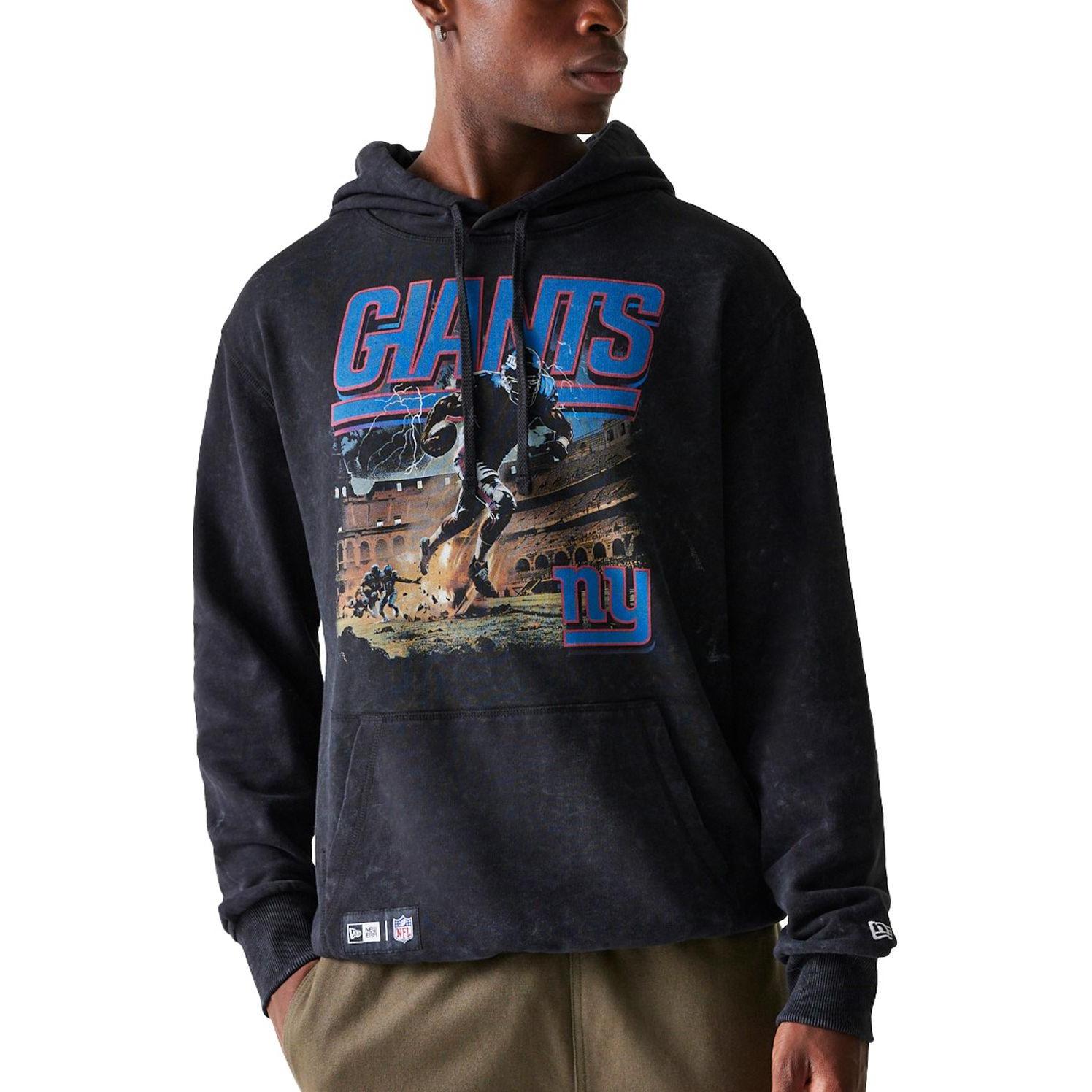 New Era, Herren, Pullover, Oversized Hoody - NFL PREMIUM New York Giants - XXL, Schwarz, (XXL)