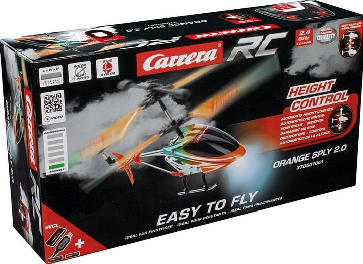 Actual product image Carrera R/C Heli Orange Sply 2.0