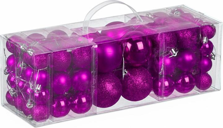 Produktbild Relaxdays 76x Weihnachtskugeln (76x)