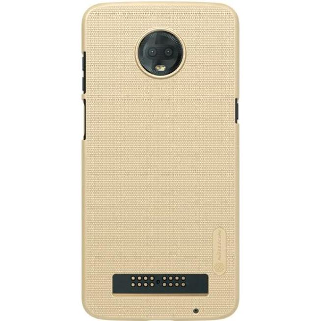 Nillkin Super Frosted Shield Series (Motorola Moto Z3 Play), Smartphone Hülle, Gold