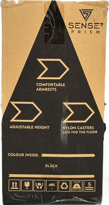 Produktbild Sense Fotel SENSE7 Prism materiałowy czarny