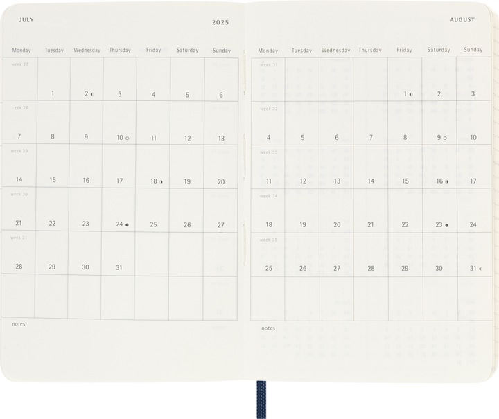 Actual product image Moleskine Notebook (A6, Pocket, English)