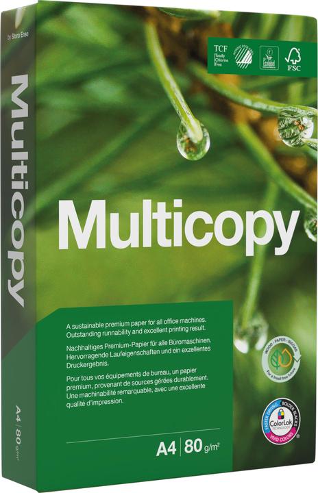 Immagine prodotto Multicopy Carta multifunzione (80 g/m², 2500 x, A4)