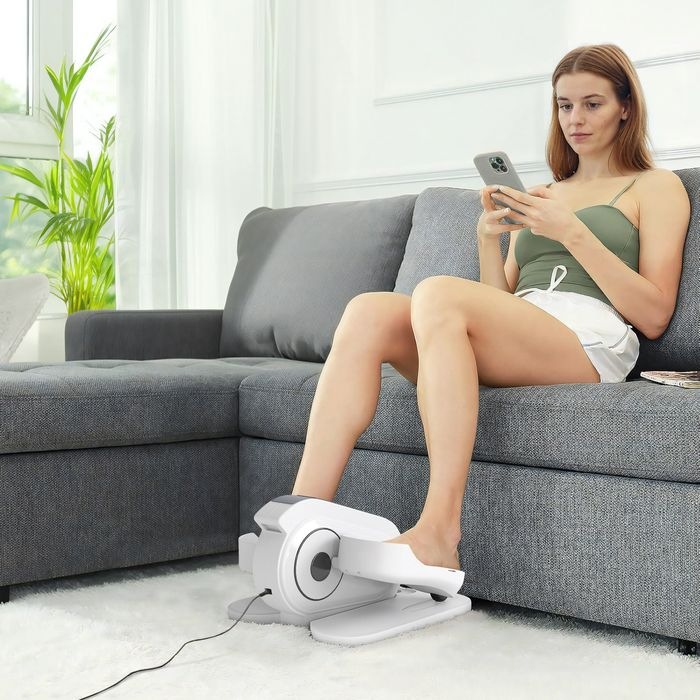 Image du produit Swisshandel24 Mini-Ellipsentrainer Untertisch Mini Crosstrainer für zuhause mit LCD-Monitor