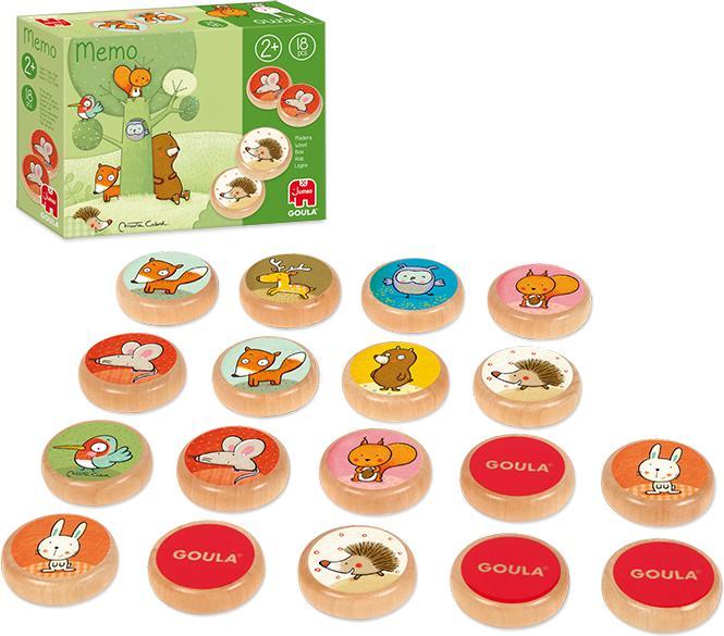 Actual product image Jumbo Goula Memo Tom and his forest friends (German, 1 - 4 Players)