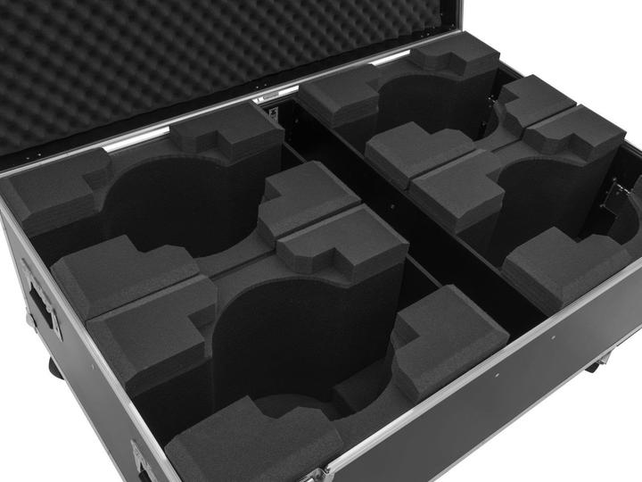 Image du produit Roadinger Flightcase 4x LED TMH-X19 tête mobile (Boîtier 19)