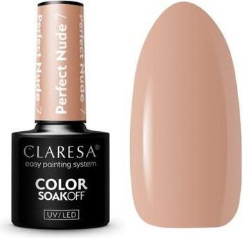 Produktbild Claresa 07 Perfect Nude UV Nagellack 5ml (Beige, UV-Gel Lack)