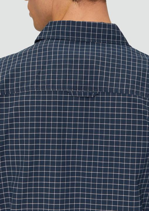 Produktbild S.Oliver Hemd Regular Fit: Kariertes Hemd aus Baumwollstretch mit Brusttasche (M)