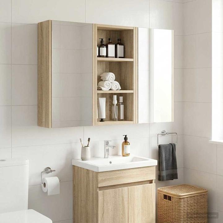 Produktbild vidaXL Badezimmerschrank (30 x 16 x 62.50 cm)
