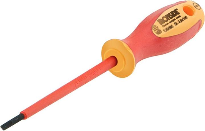 Actual product image Ironside 120092 VDE Screwdriver flat 6.5x150IEC/VDE AC 1000V