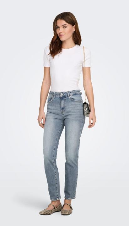 Produktbild Only Gerade geschnitten Hohe Taille Jeans Straight-Fit jeans (W27/L30)