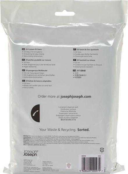 Actual product image Joseph Joseph IW6 Liners (20x, 30 l)