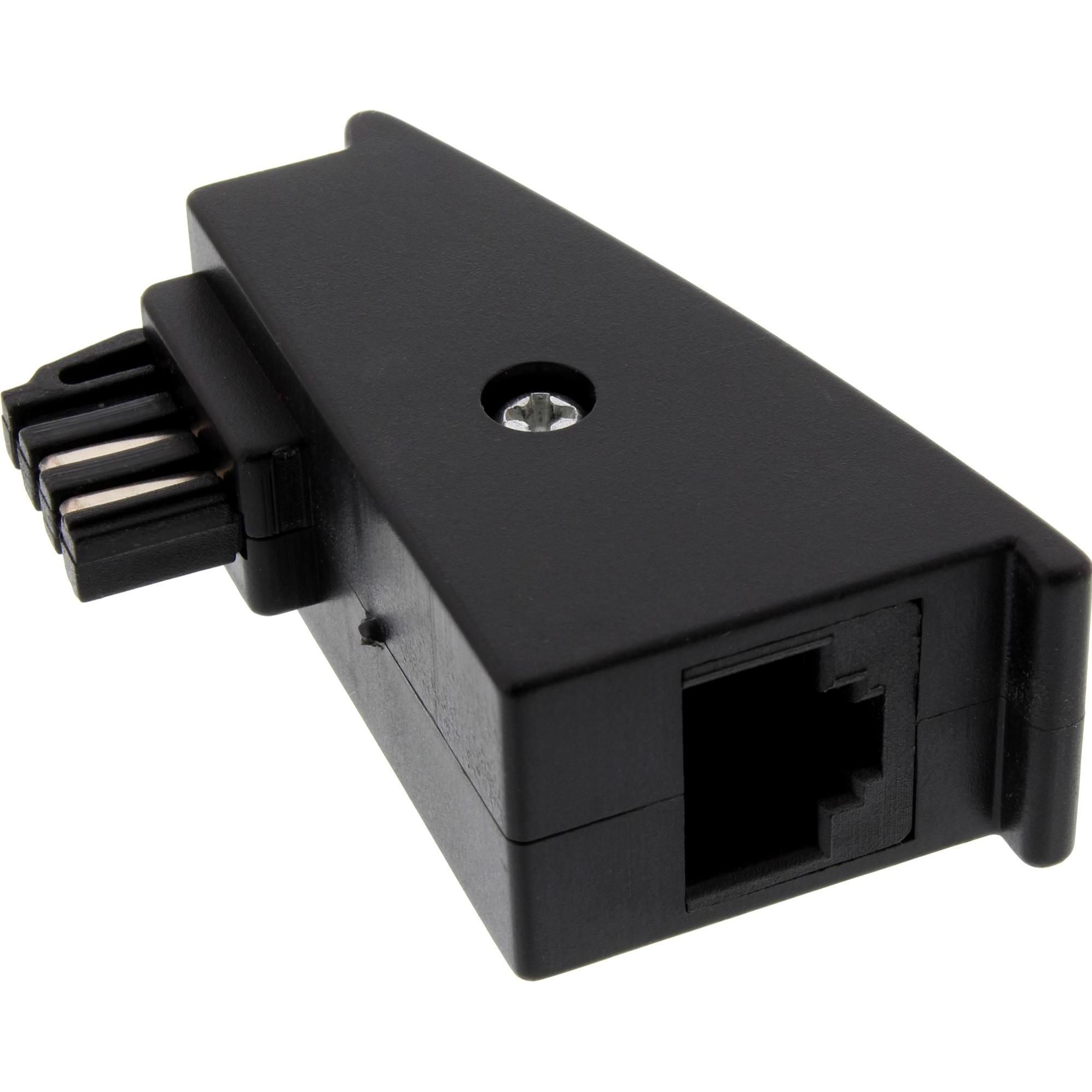 InLine TAE-F Adapter, Telefon Zubehör