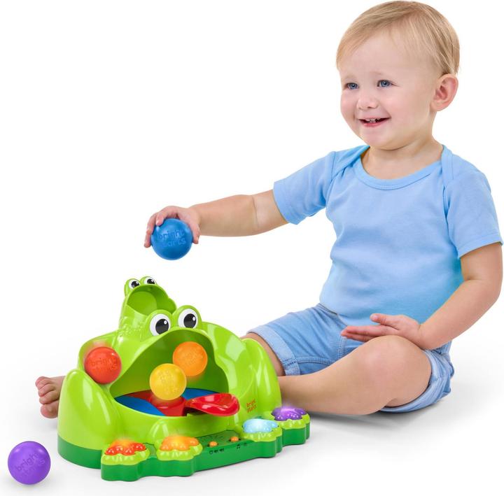 Immagine prodotto Bright Starts Poppin' Ball Frog Boldspil (Francese, Inglese, Italiano, Olandese, Polacco, Spagnolo, Tedesco)