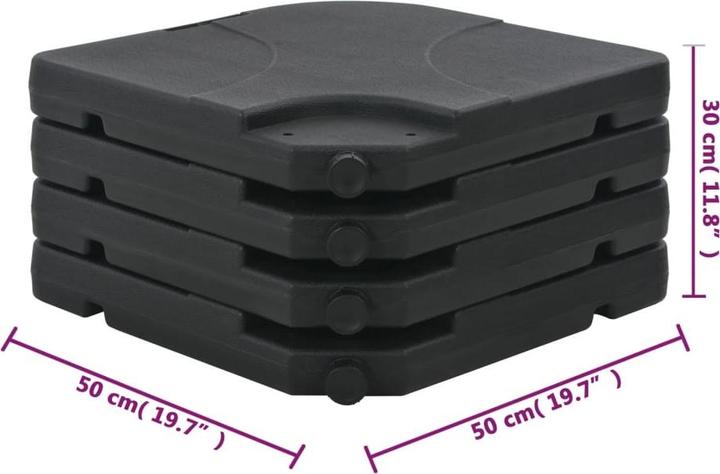 Actual product image vidaXL Sonnenschirmfuss